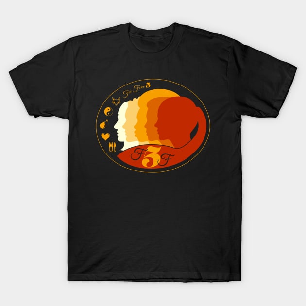 Fox Force Five (V1) T-Shirt by PlaidDesign